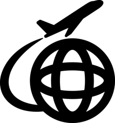 International Departures Tracing Svg Vector, Free Vectors File
